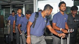 Sri Lankan team arrive in Kolkata ahead of Test series vs India